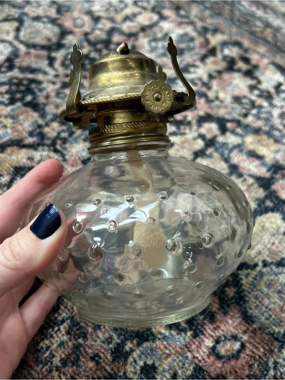 Vintage Lamplight Farms Glass Lanterns